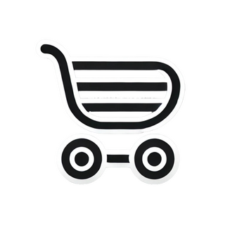 Hey Marty logo | Personalized AI shopping assistant an image of a cart is the logo of Marty, AI shopping assistant